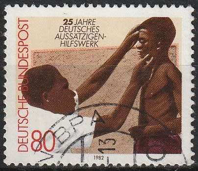 GERMANY 1982 The 25th Anniversary of the Struggle Against Leprosy ULH CV R11 SG2000