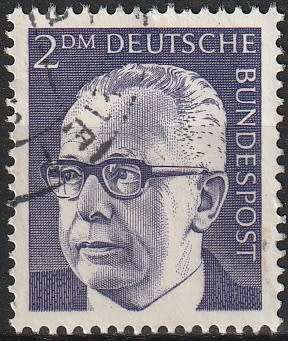 GERMANY 1970 Gustav Heinemann ULH CV R14-30 SG1555