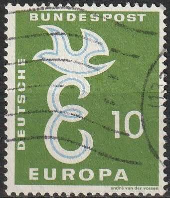 GERMANY 1958 EUROPA Stamps ULH CV R8-40 SG 1212
