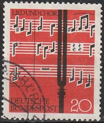 GERMANY 1962 Choral Singing ULH CV R13-65 SG 1294