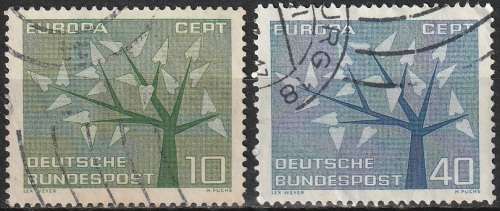 GERMANY 1962 EUROPA Stamps ULH CV R27-30 SG 1297-8