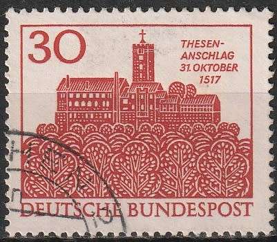 GERMANY 1967 The 450th Anniversary of the Reformation ULH CV R13-65 SG 1449