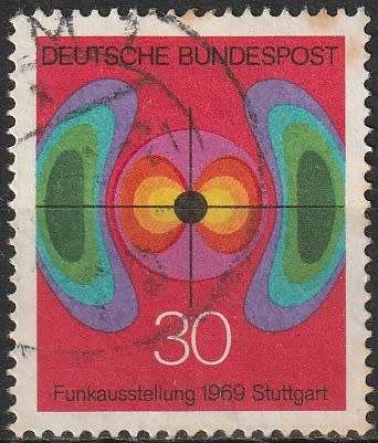 GERMANY 1969 Radio and Television Exhibition ULH CV R11 SG 1498