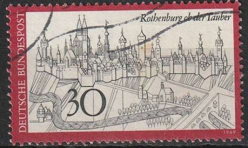 GERMANY 1969 Rothenburg ob der Tauber ULH CV R11 SG 1503