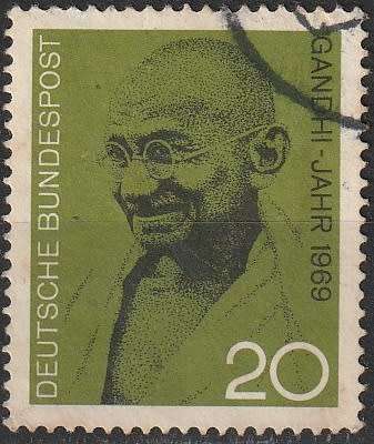 GERMANY 1969 The 100th Anniversary of the Birth of Mahatma Gandhi ULH CV R11 SG 1504