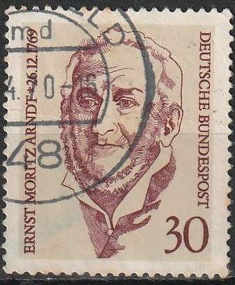 GERMANY 1969 The 200th Anniversary of the Birth of Ernst Moritz Arndt ULH CV R11 SG 1511