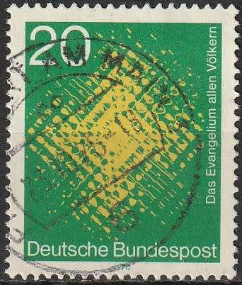 GERMANY 1970 Mission of the World ULH CV R11 SG 1556