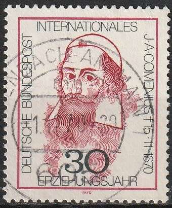 GERMANY 1970 The 300th Anniversary of the Death of Amos Comenius ULH CV R11 SG 1565