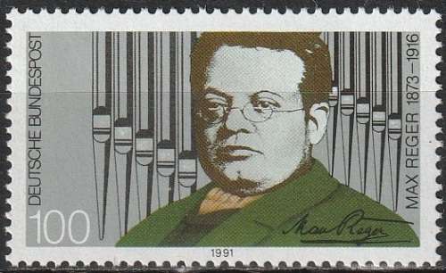GERMANY 1991 The 75th Anniversary of the Death of Max Reger, Composer MM CV R60.-50 SG 2376