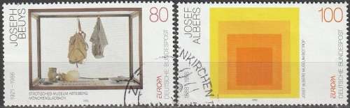 GERMANY 1993 EUROPA Stamps - Contemporary Art UNH CV R57 SG 2518-9