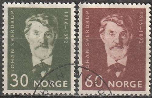 NORWAY 1966 In memory of Johan Sverdrup UNH CV R25 SG 594-5