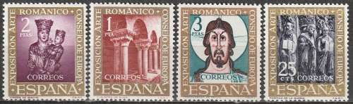 SPAIN 1961 Council of Europe Art Exhibition - Roman Art UMM CV R35 SG 1426-29
