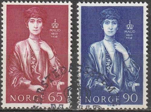NORWAY 1969 The 100th anniversary of the birth of Queen Maud UNH CV R45 SG 642-3
