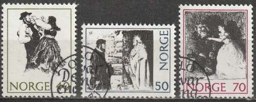 NORWAY 1971 Norwegian fairy tales UNH CV R33 SG 672-4