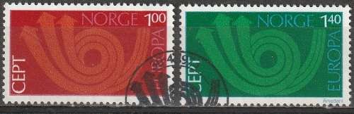 NORWAY 1973 EUROPA Stamps UNH CV R47 SG 698-9 DISCOUNTED