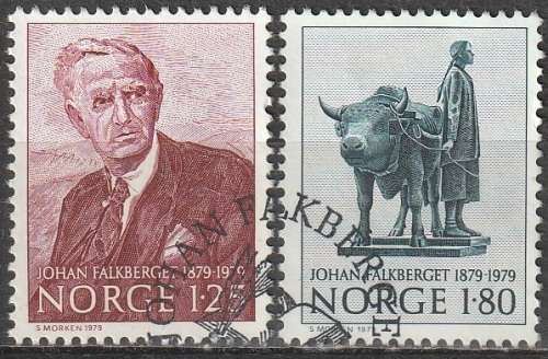 NORWAY 1979 The 100th anniversary of the birth of the writer Johan Falkberget UNH CV R27 SG 845-6