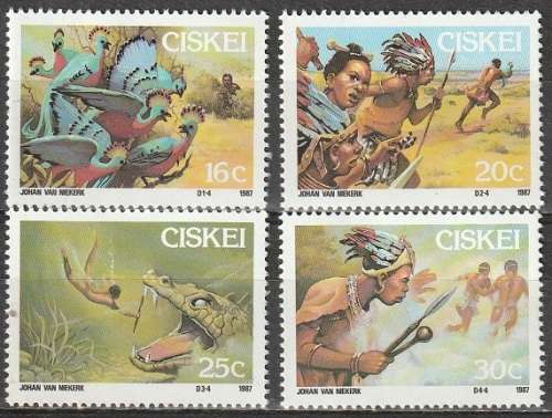 CISKEI 1987 Folklore - The Legend of Sikulume UMM SACC 123-126