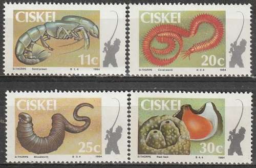 CISKEI 1984 Costal Angeling UMM SACC 57-60