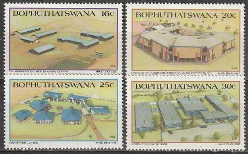 BOPHUTHATSWANA 1987 Tertiary Educatio UMM SET SACC 190-193