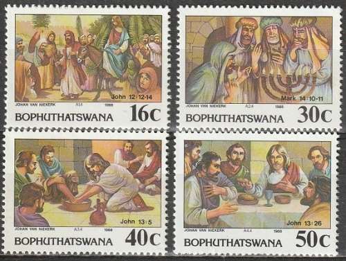 BOPHUTHATSWANA 1988 Easter UMM SET SACC 198-201