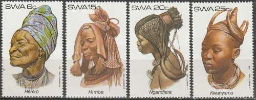 SWA 1982 Female Headdresses UMM SET SACC 411-414