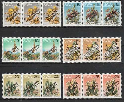 SWA 1978 Universal Suffrage UMM SET SACC 333-338