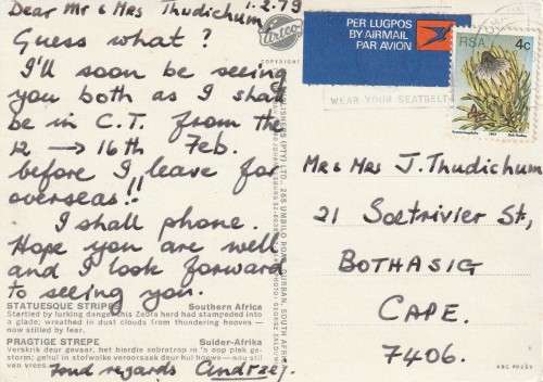 OLD USED, POST CARD POSTal HISTORY