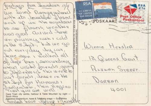 OLD USED, POST CARD POSTal HISTORY