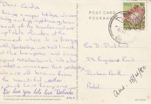 OLD USED, POST CARD POSTal HISTORY
