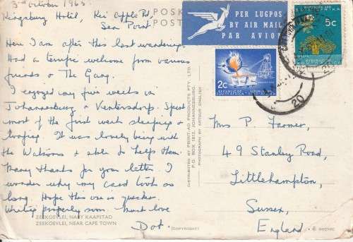 OLD USED, POST CARD POSTal HISTORY