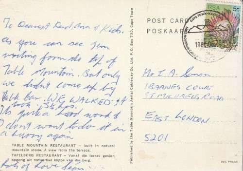 OLD USED, POST CARD POSTal HISTORY