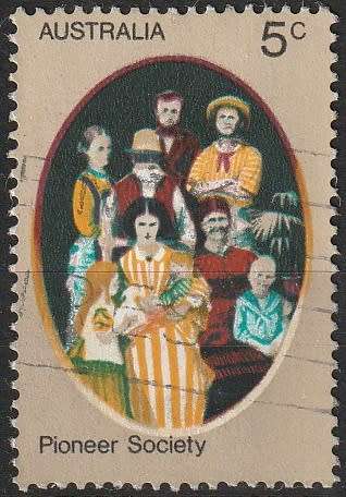 AUSTRALIA 1972 Scenes from Life of the First Australian Immigrants ULH CV R2.20 SG 523