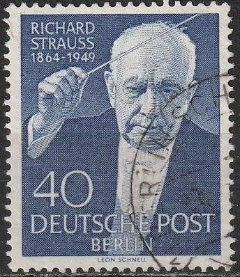 BERLIN 1954 The 5th Anniversary of Richard Strauss` Death - Composer ULH CV R126.50 SG B121