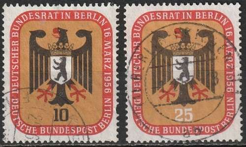 BERLIN 1956 The Federal Council ULH CV R171.60 SG B147/8