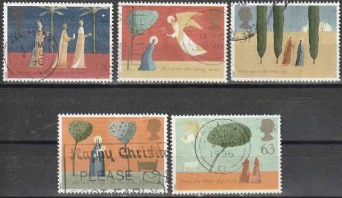 GB 1996 Christmas Stamps SET ULH CV R66 SG 1950-54
