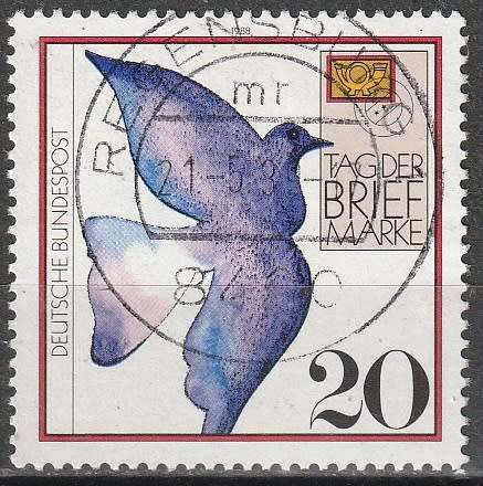 GERMANY 1988 The Day of Stamps ULH CV R17.60 SG 2251