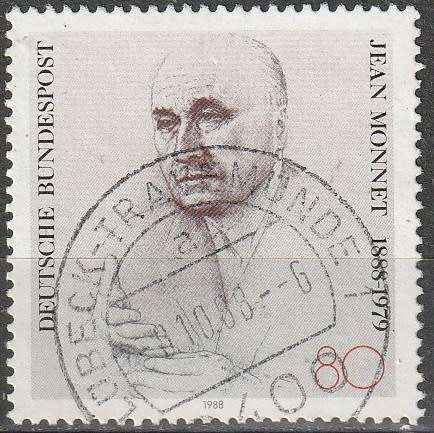 GERMANY 1988 The 100th Anniversary of the Birth of Jean Monnet, Politician ULH CV R17.60 SG 2244