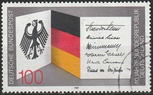 GERMANY 1989 The 40th Anniversary of The German Federal Republic ULH CV R26.40 SG 2277