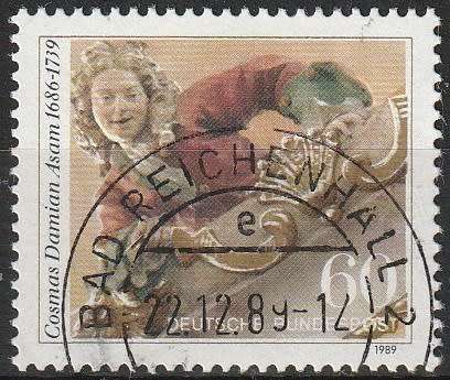 GERMANY 1989 The 250th Anniversary of the Death of Cosmas Damian Asam, Painter ULH CV R17.60 SG 2274