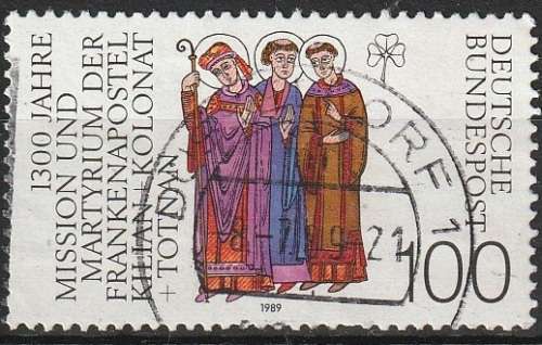 GERMANY 1989 The 1300th Anniversary of the Death of the Apostle Kilian,Kolona ULH CV R24.20 SG 2281