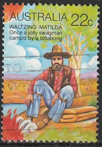 AUSTRALIA 1980 Waltzing Matilda ULH CV R8.80 SG 742