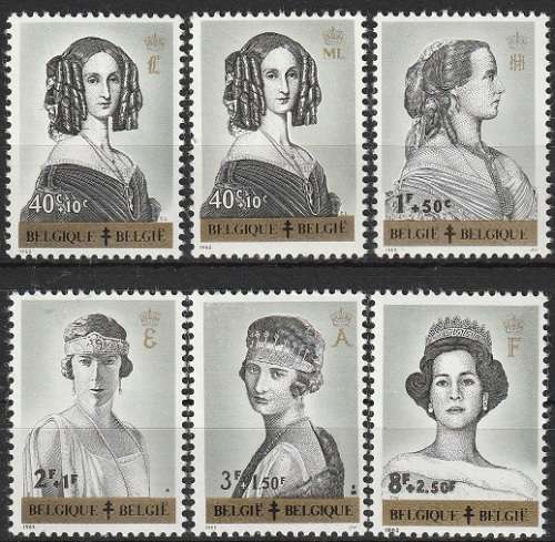 BELGIUM 1962 The struggle against Tuberculosis UMM CV R159 SG 1833-38