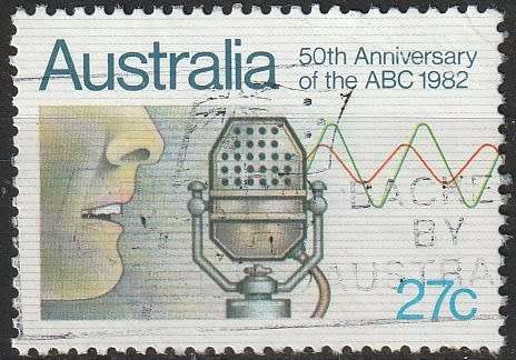 AUSTRLIA 1982 The 50th Anniversary of the ABC ULH CV R14.30 SG 847