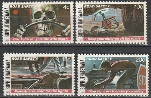 BOPHUTHATSWANA 1978 Road Safety UMM