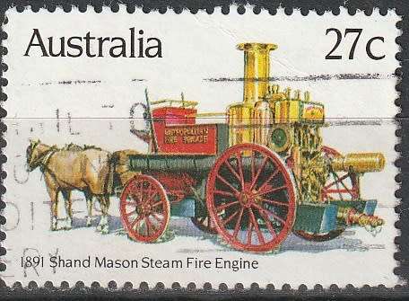 AUSTRALIA 1983 Old Fire Engines ULH CV R2.20 SG 875