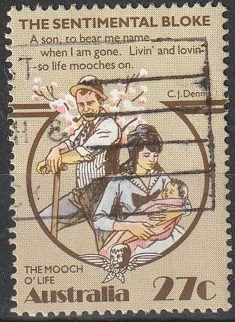 AUSTRALIA 1983 The Sentimental Bloke ULH CV R11 SG 894
