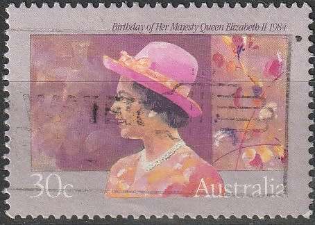AUSTRALIA 1984 The 58th Anniversary of the Birth of Queen Elizabeth II ULH CV R7.70 SG 910