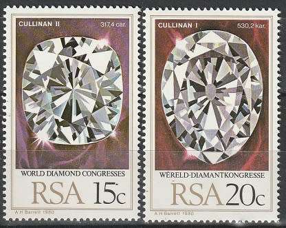 RSA 1980 World Diamond Congresses, Johannesburg UMM