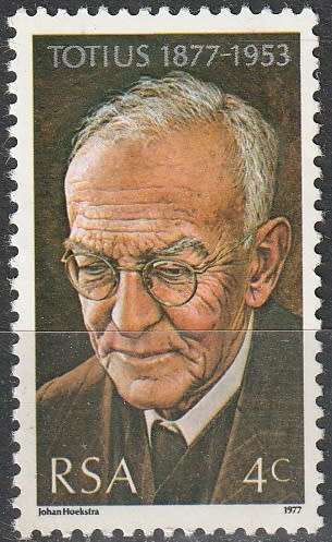 RSA 1977 The 100th Anniversary of the Birth of J. D. du Toit, Theologian and Poet UMM