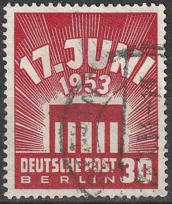 BERLIN 1953 The Revolt of June 17th ULH CV R1078 SG B111